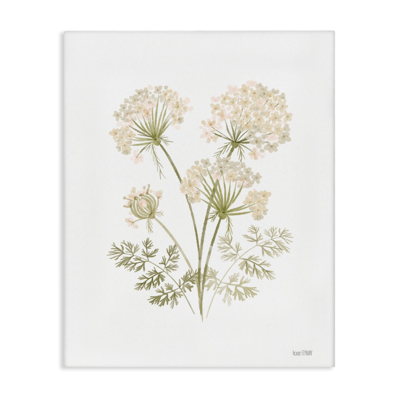 Stupell Industries Spring Dandelion Sprigs Canvas Wall Art Design by House Fenway